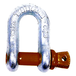 SHACKLE-D ANCHOR GALV 5/16IN thumbnail-0