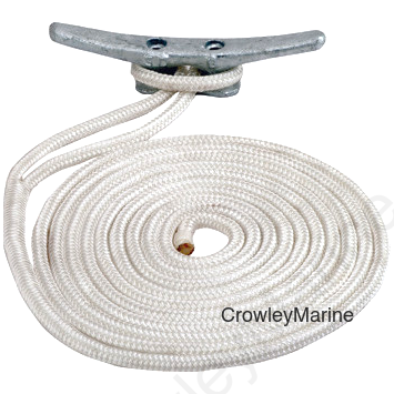 Double Braid Nylon LINE 3/8"X25' BLUE (302110025BL-1)