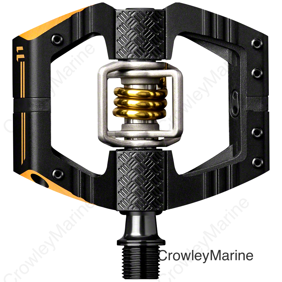 Crank Brothers Mallet Enduro 11 Pedals - Dual Sided Clipless Aluminum 9/16 Black/Gold
