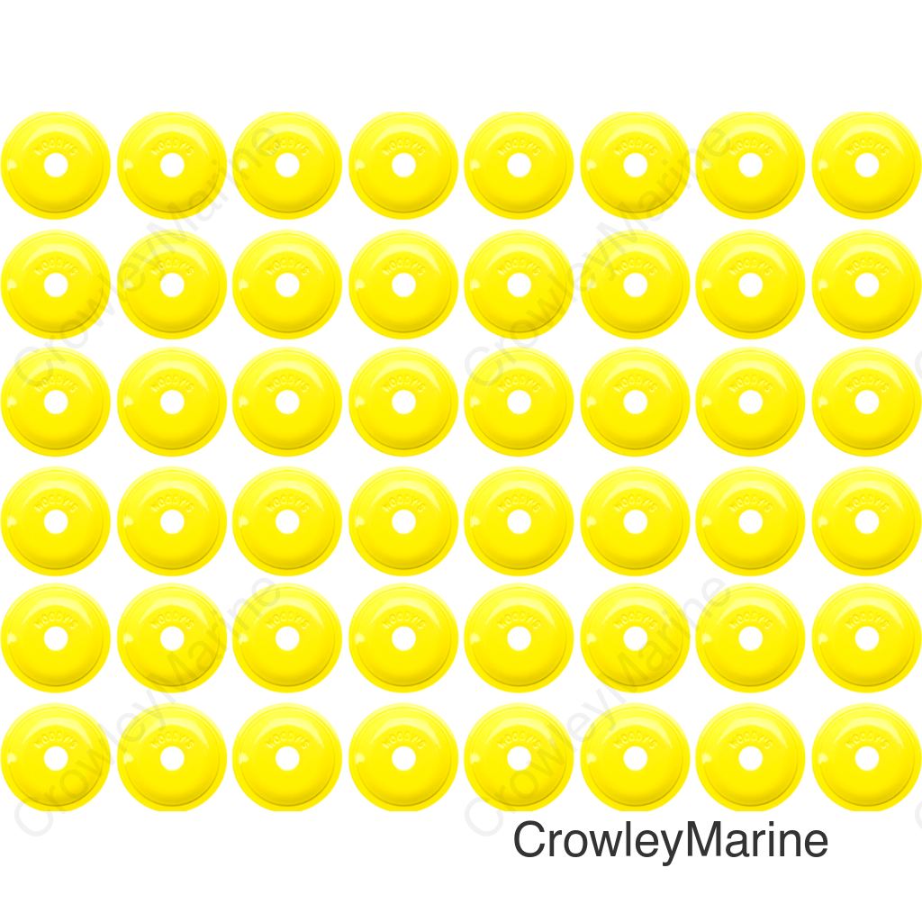 Support Plates - Hi Vis - Round - 48 Pack