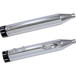 El Dorado Dual Exhaust System - Chrome - Black Tracer thumbnail-2