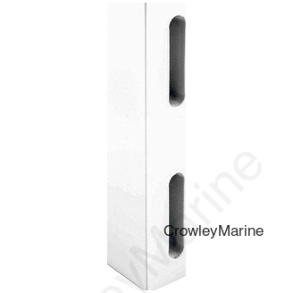 2" Universal Jack Plate Spacer, White