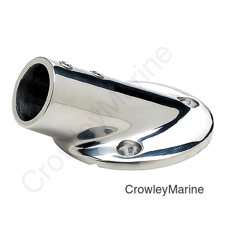Seachoice Round Base Rail Fitting For 7/8" OD Tubing