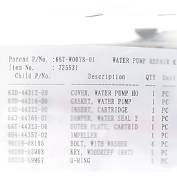 WATER PUMP RPR.KIT thumbnail-8