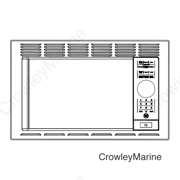 GREYSTONE MICROWAVE-.09 CUFT BLACK