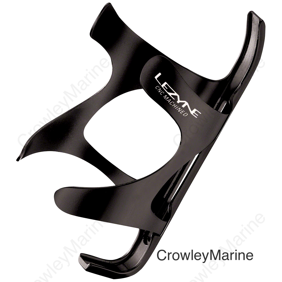 Lezyne CNC Water Bottle Cage - Aluminum Black