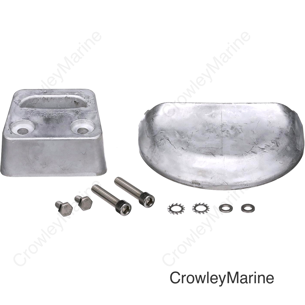 Seachoice Anode Kit, Volvo/OMC SX Engines, Aluminum, Cadmium-Free, Environmentally Friendly