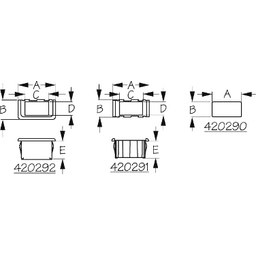 ROCKER Switch MNTING Bracket COVER (420290-1)
