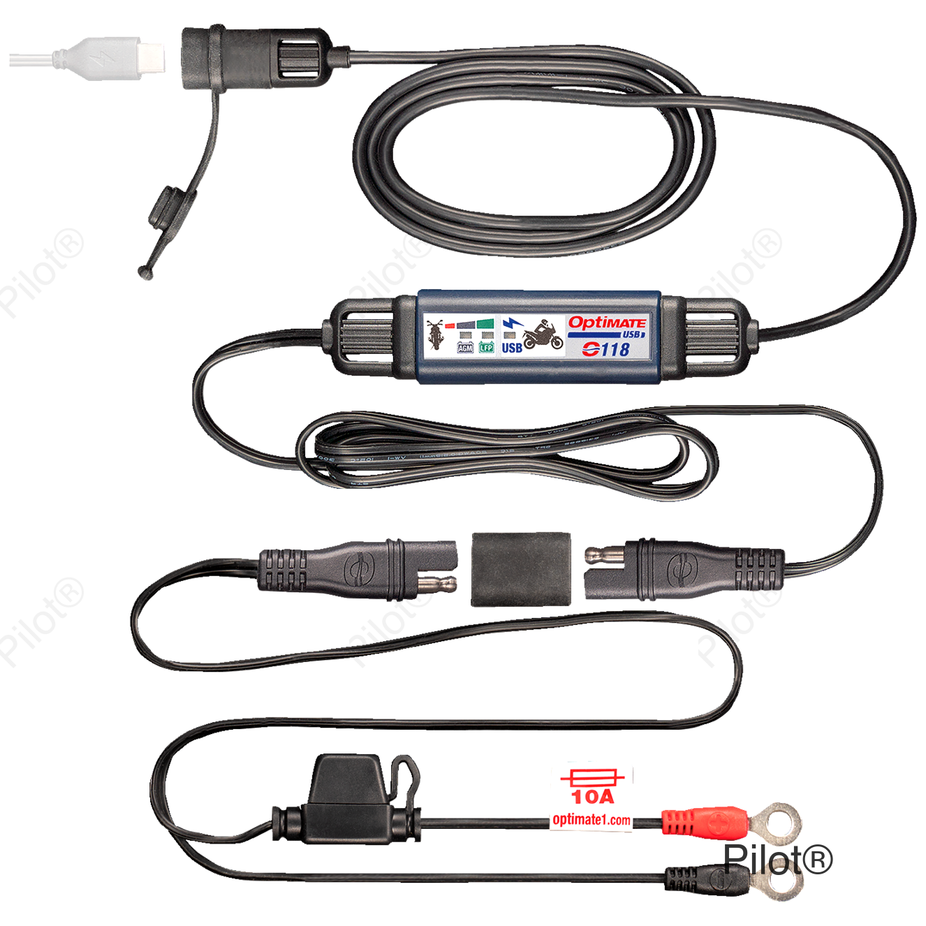 Battery to USB-C Charger with SAE