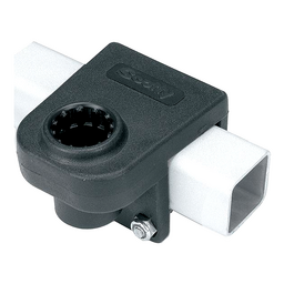 Scotty 243BK Rod Holder 1-1/4" Square Rail Mount, Black