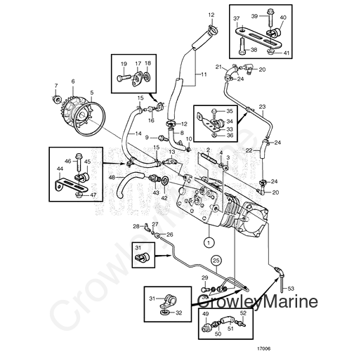 Pipe(V2) - Volvo Penta (9959484)