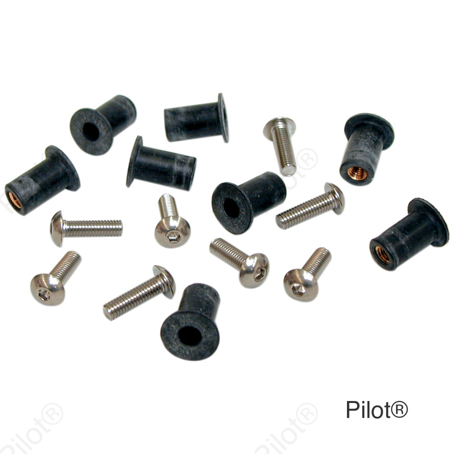 Windscreen Well Nuts