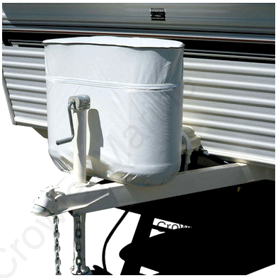 PROPANE TANK COVER-DOUBLE 30 WHITE VINYL (RV0000013)