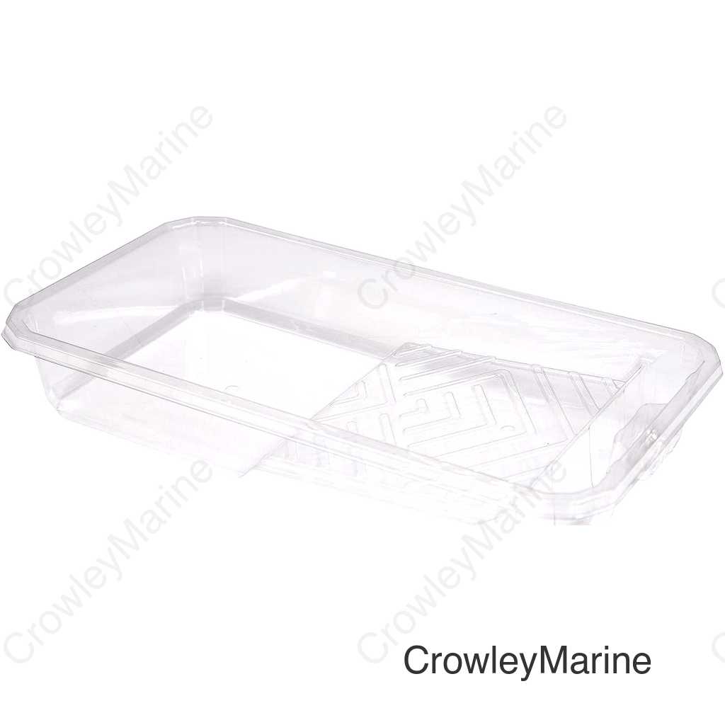 Seachoice 92222 Plastic Paint Tray Liner 5-Pack, 4 Inch, Clear