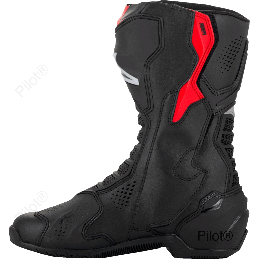 SMX-6 V3 Vented Boots - Black/Silver/Red - US 11.5/EU 46