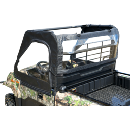 Soft Upper Doors - Rear Windshield - Black - Mule Pro-MX thumbnail-0