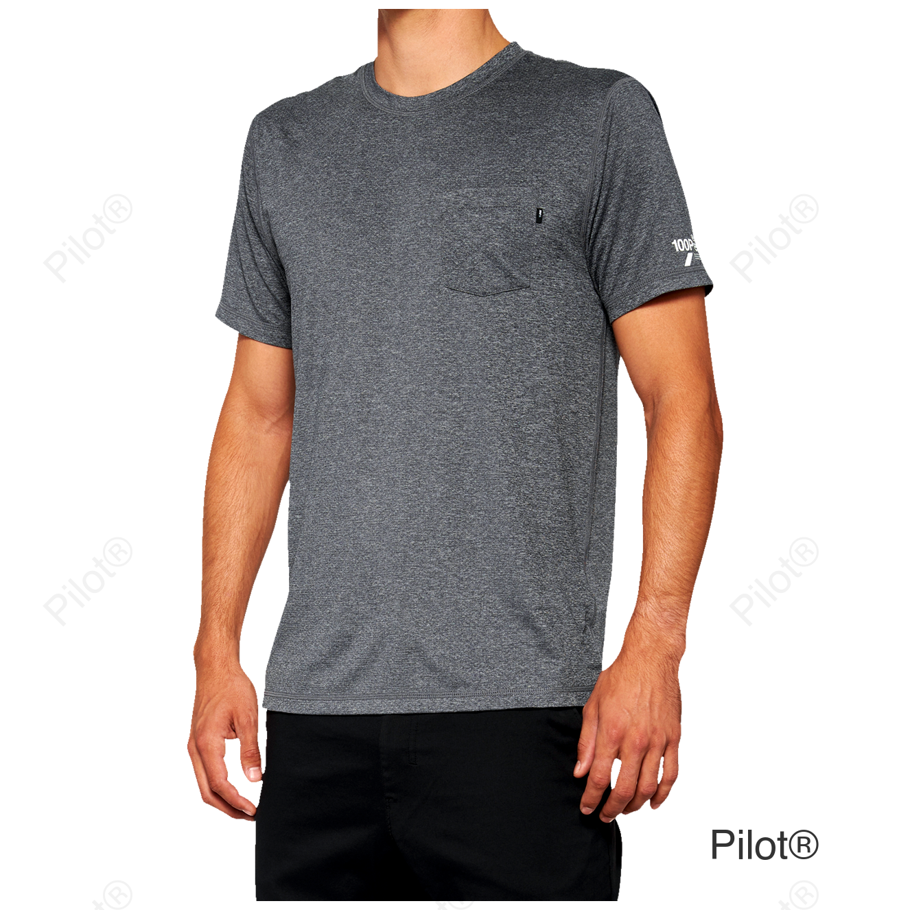 Mission Athletic T-Shirt - Charcoal - Medium
