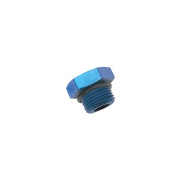 Russell Performance -3 AN Straight Thread Plug (Blue) (Blue) thumbnail-1