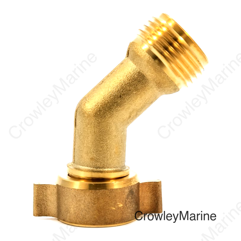 HOSE ELBOW 45DEG W/GRIPPER