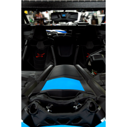 Bezel - Halo R/Mirror - Blue - Kit thumbnail-1