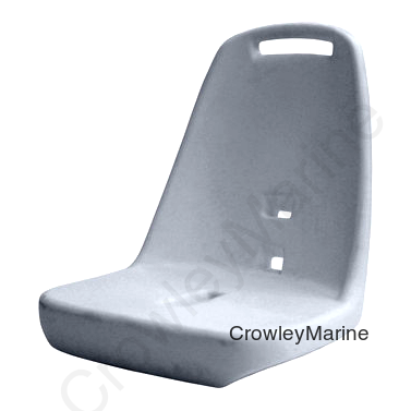 Roto Molded Seat Shell Only - No Cushions (8WD013-1-710)