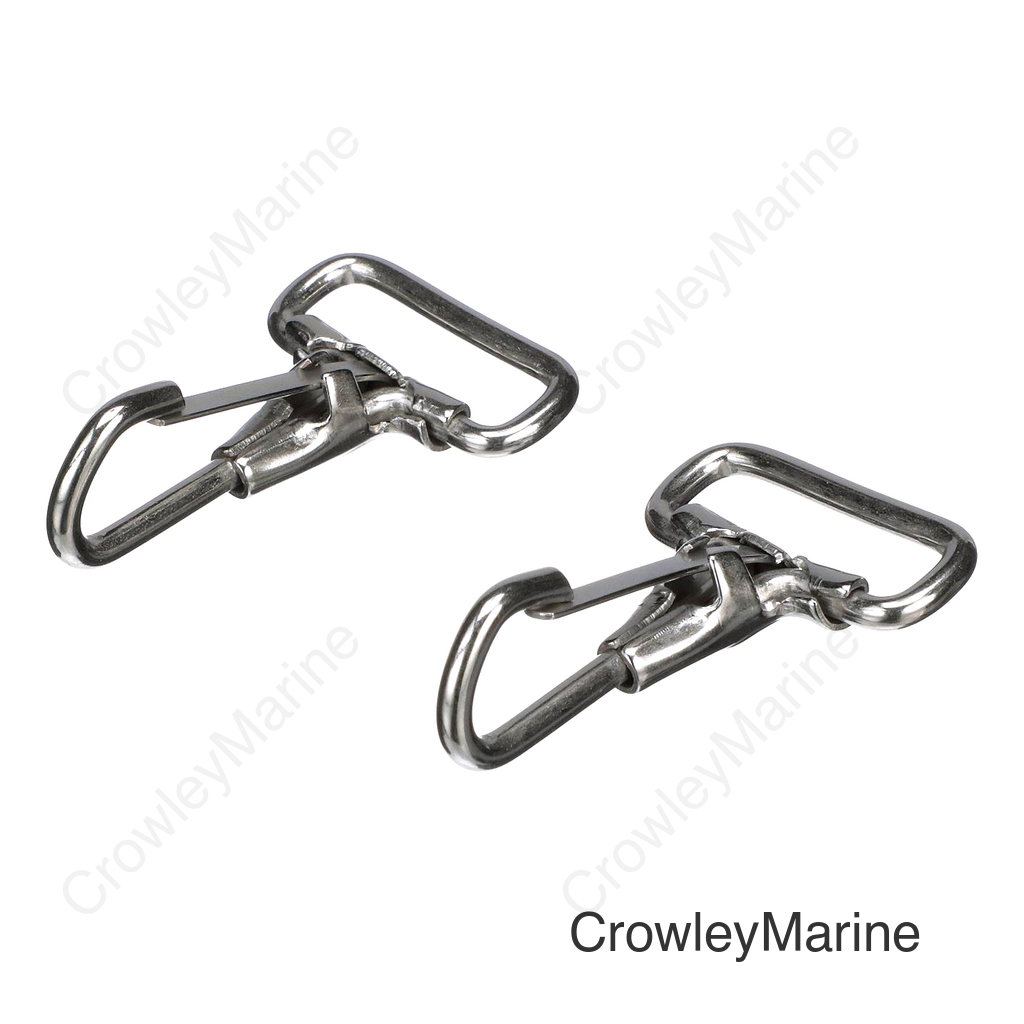 Seachoice Chrome Plated Spring Snaps, Pack of 2