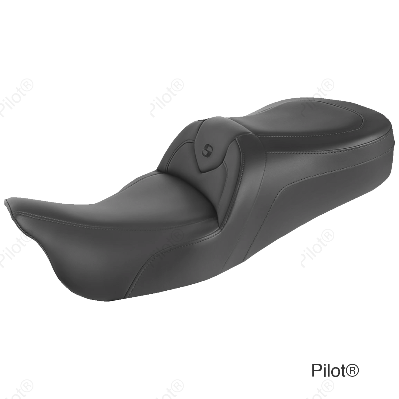 RoadSofa™ Seat - Without Backrest - Black w/Black Stitching - Trikes