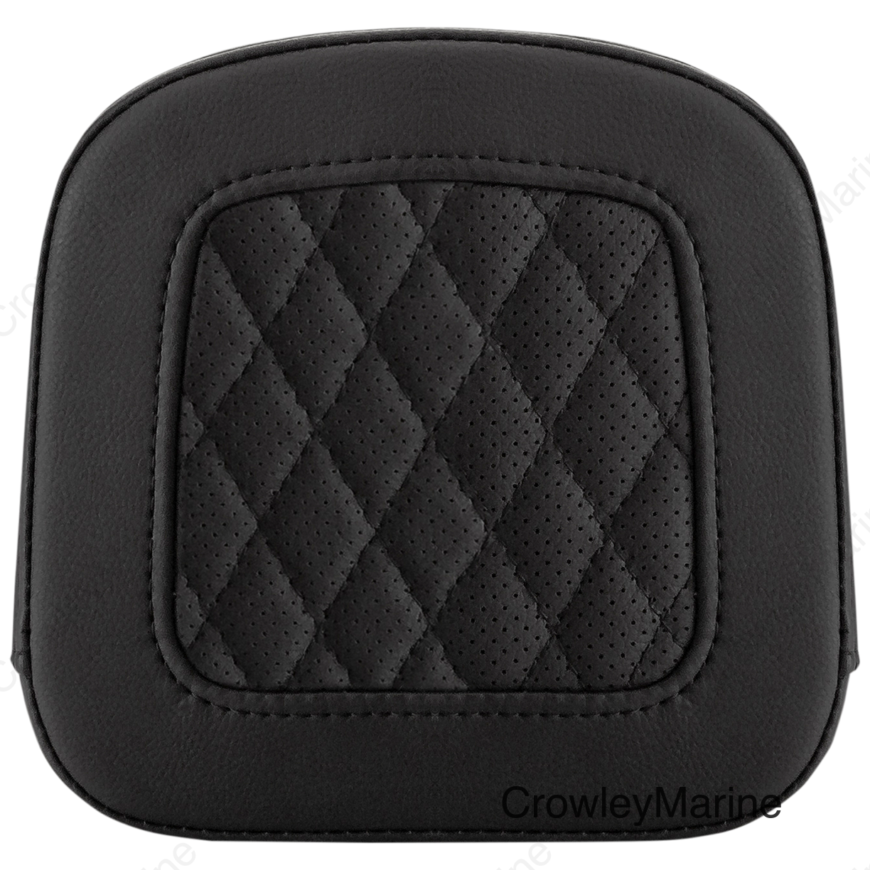 Sissy Bar Pad - Lattice Stitched - Black - FL '97-'23