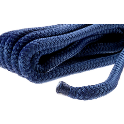 Seachoice Double-Braid Nylon Dock Line w/ Eye Splice, Pre-Shrunk, Heat Stabilized, 1/2 In. X 15 Ft., Navy thumbnail-0