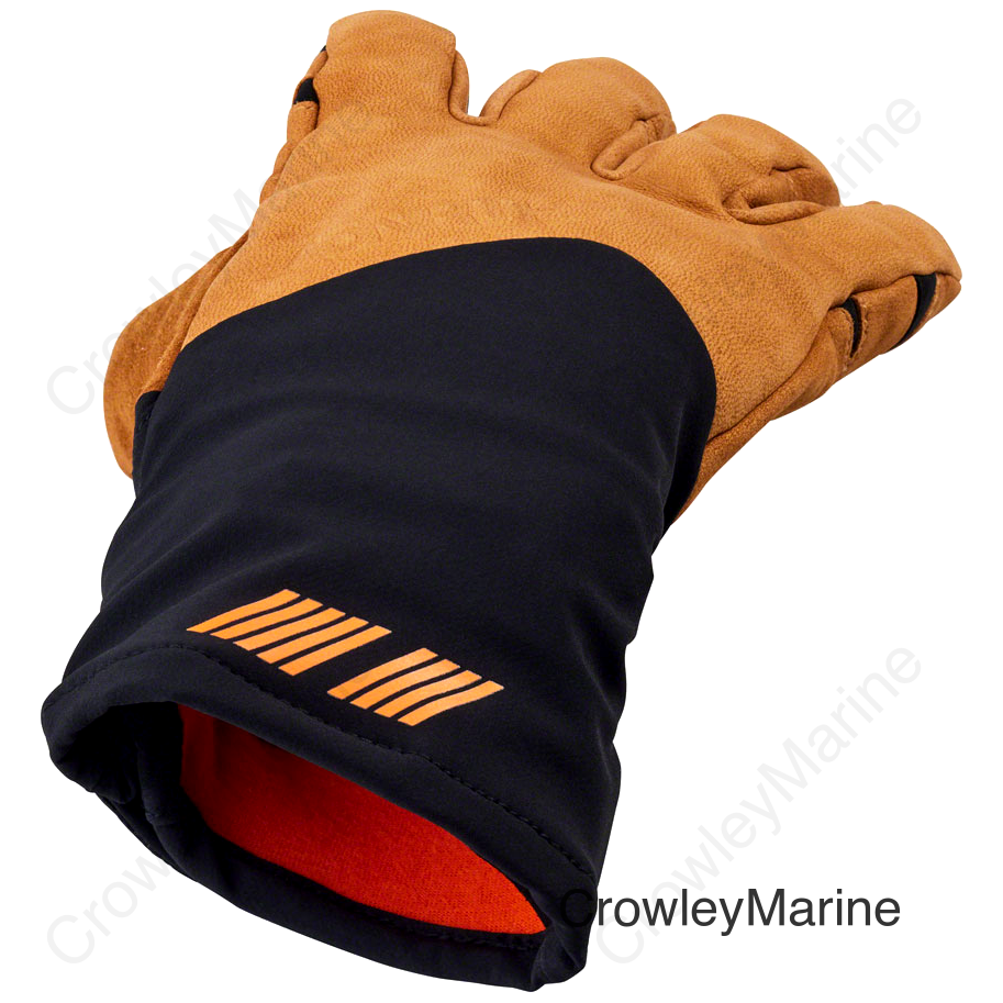 45NRTH 2024 Sturmfist 5 LTR Leather Gloves - Tan/Black Full Finger X-Small
