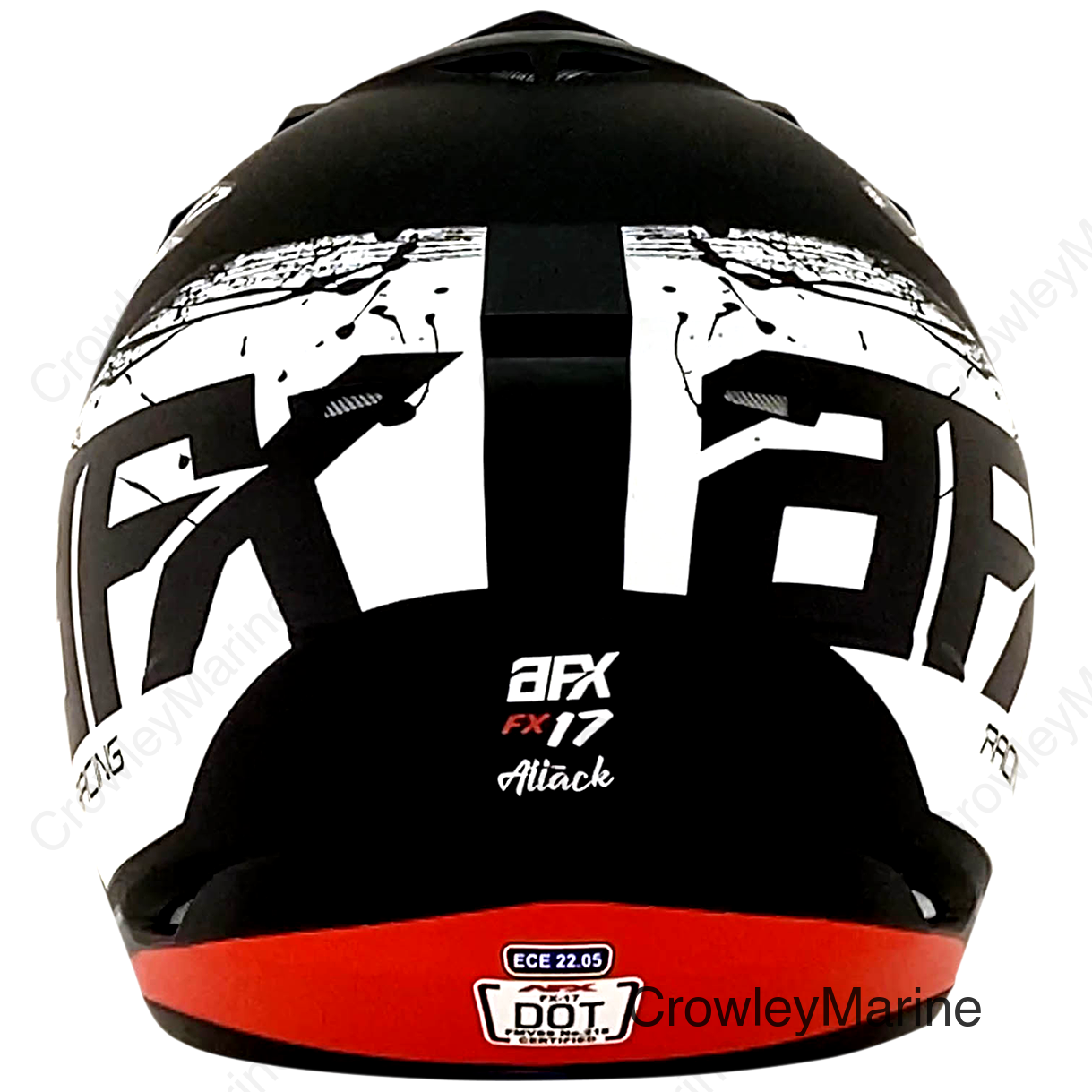 FX-17 Helmet - Attack - Matte Black/Red - XS