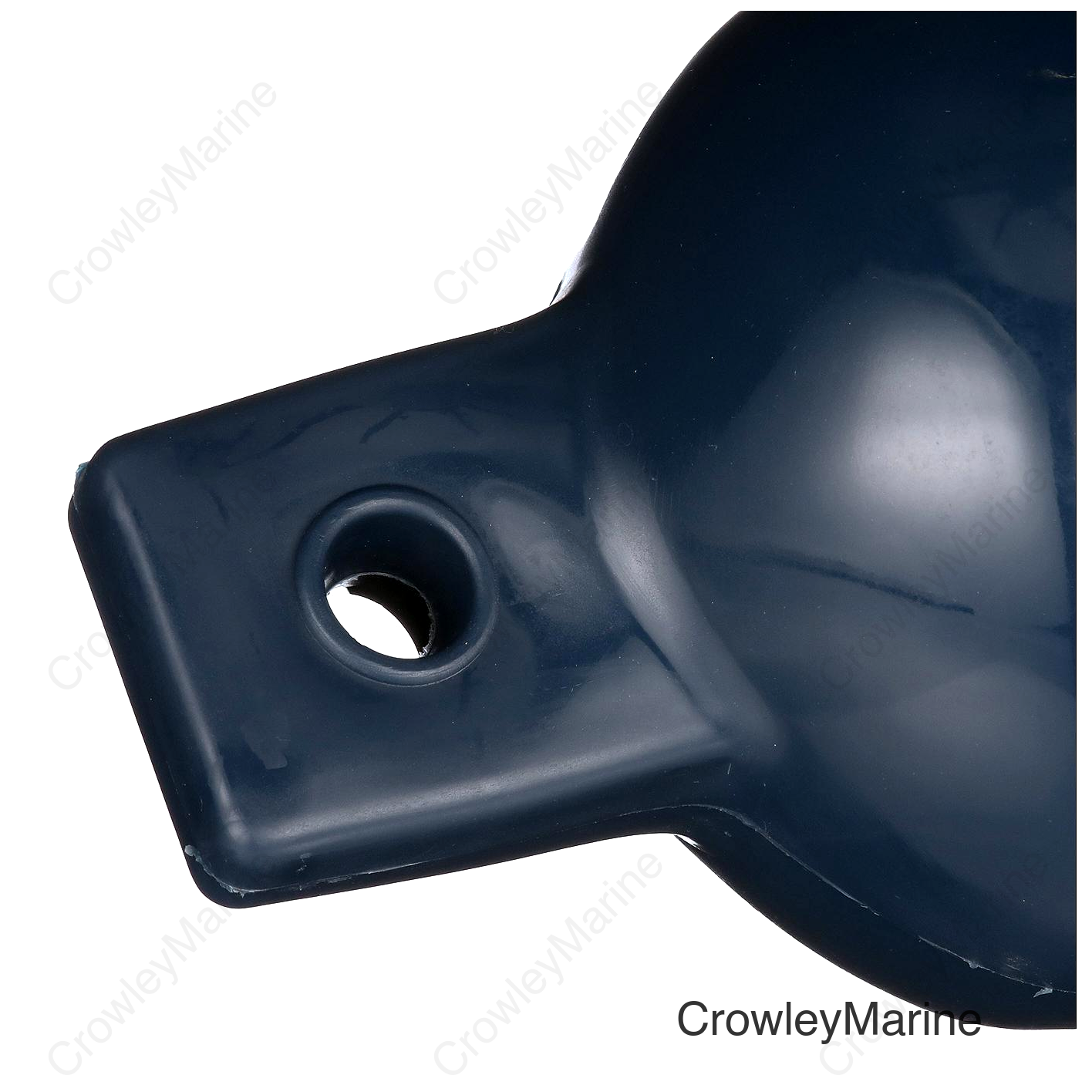Seachoice Twin Eye Ribbed Boat Fender, Blue, 3/4 in. Eye, Ideal for 20-25 Ft. Boats