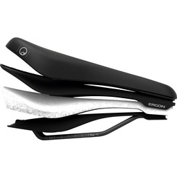 Ergon SC Core Prime Saddle - Black/Gray Mens Medium/Large