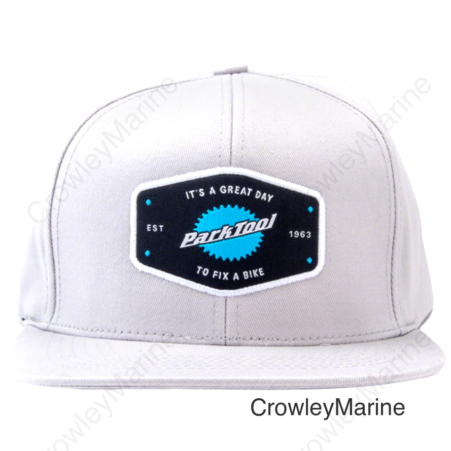 Park Tool HAT-10L Snapback Hat - Light Gray Standard