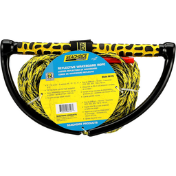 Seachoice 5-Section Reflective Wakeboard Rope, 75 Ft. Long, 15 In. Handle w/ Textured EVA Grip thumbnail-4