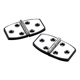 Seachoice Marine-Grade Utility Hinges, 304 Stainless Steel w/ Black Nylon Base Plate, 2-7/8 In. X 1-1/2 In., Pack of 2 thumbnail-2
