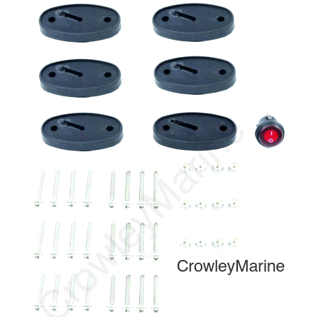 LED Oval BOAT Light Kit (LED-RKRW-6KT-DP)