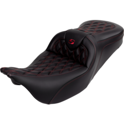 SEAT ROADSOFA LS W/BR BURGUNDY STITCH thumbnail-3