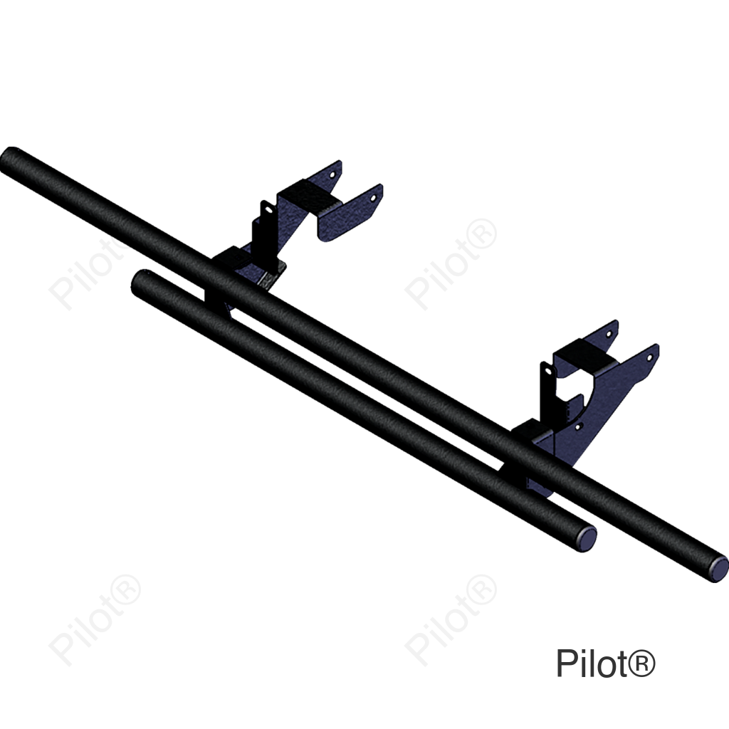 Rear Bumper - Black - Polaris Ranger