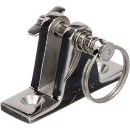 Seachoice Deck Hinge for Bimini Top, Removable Spring Loaded Pin, Stainess Steel thumbnail-3