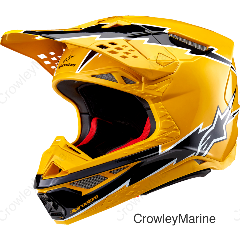 Supertech M10 Helmet - Ampress - MIPS® - Gloss Black/Yellow - 2XL