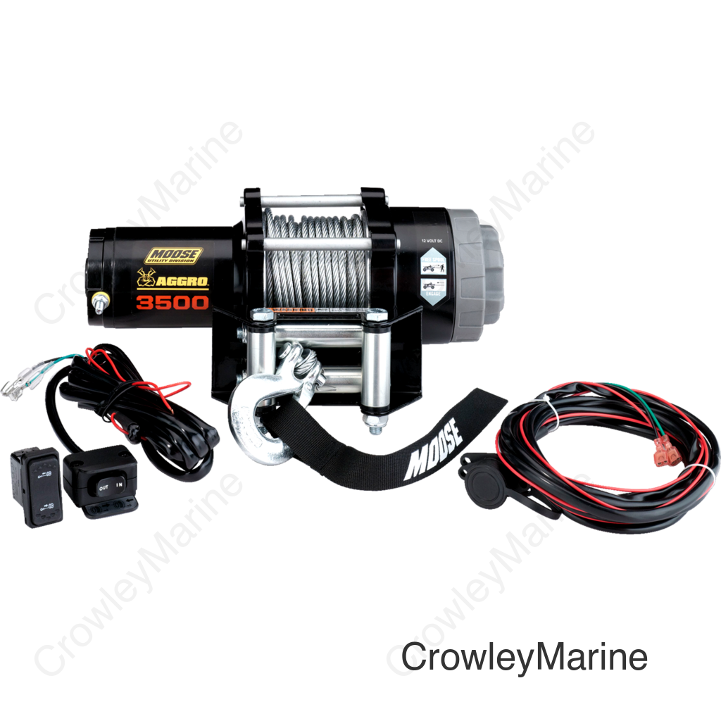WINCH 3500LB W/WRE RP MSE