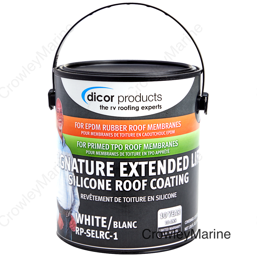 Dicor Signature Extended Life RV Roof Coating™, White, Gal.