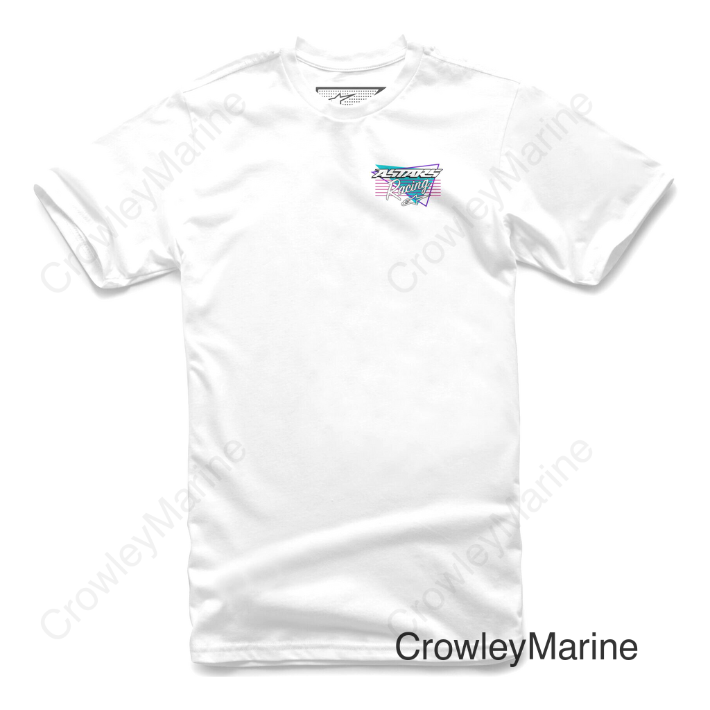 RACING TRI TEE WHITE XL