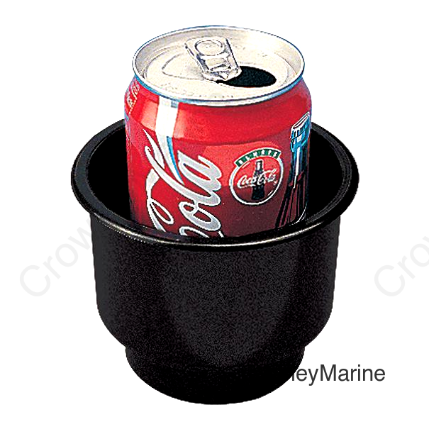 SeaDog 588060 Flush Mt Drink Holder Combo Black