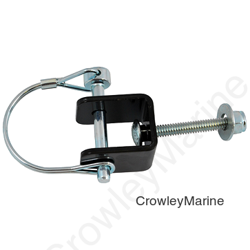 Short Bolt-On U-Bracket; 1-1/16"H x 1-9/16"W