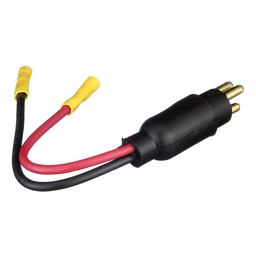 Seachoice Trolling Motor Plug, Straight, Male, Motor Side, 6 in. Lead Wires thumbnail-6
