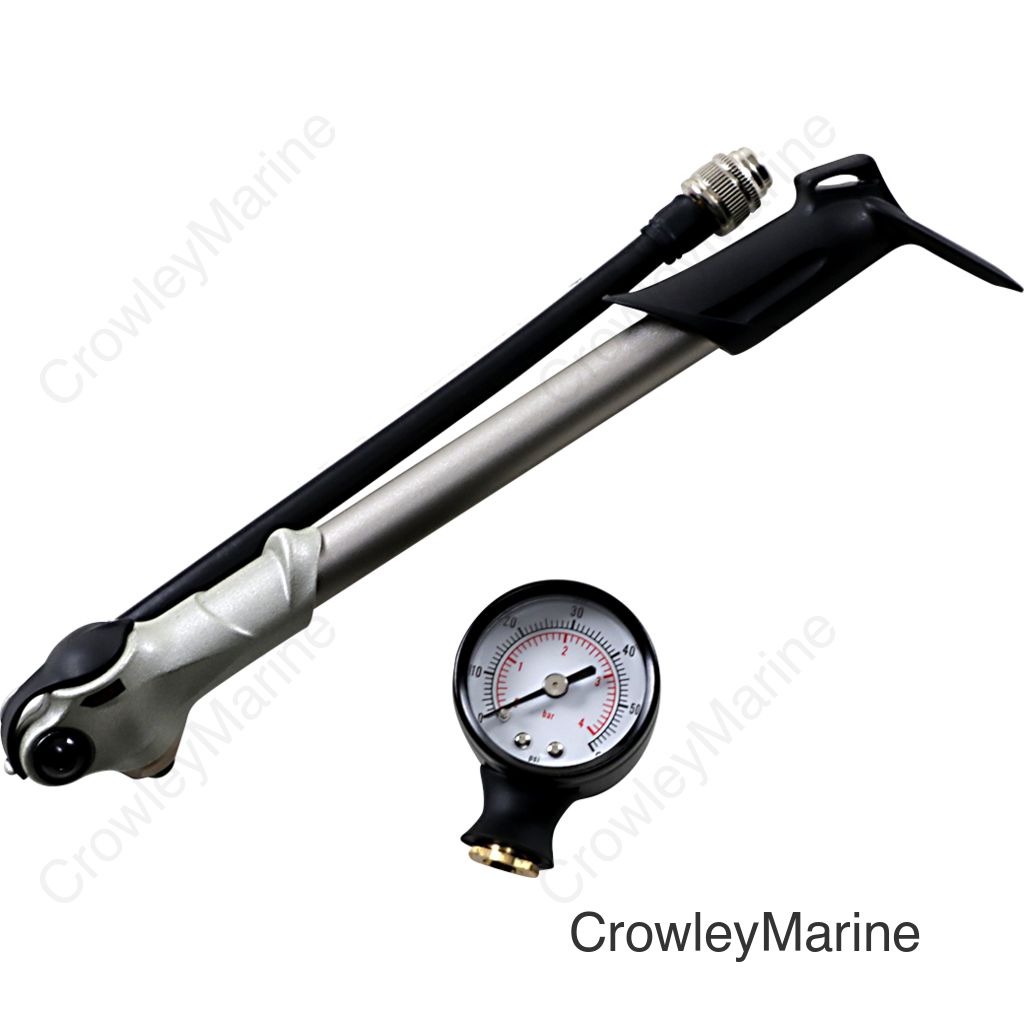 PUMP AIR WITH GAUGE 0-60