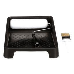 Seachoice 4-Piece Plastic Paint Kit, 9 in. Wire Frame, 2 in. Double Wide Chip Brush, 9 in. Roller, Paint Tray thumbnail-2