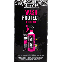 Muc-Off Bike Care Kit: Wash Protect and Lube with Dry Conditions Chain Oil